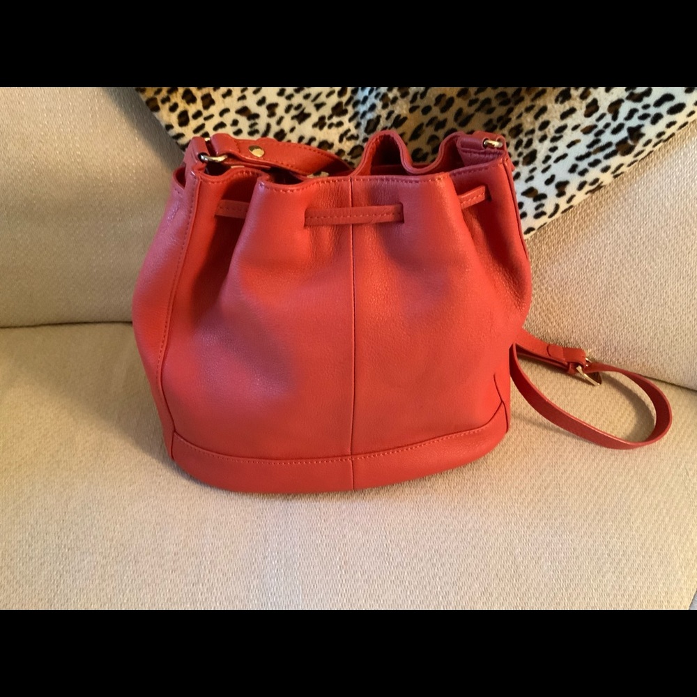 Talbots Tassel Drawstring Bucket Bag - image 2
